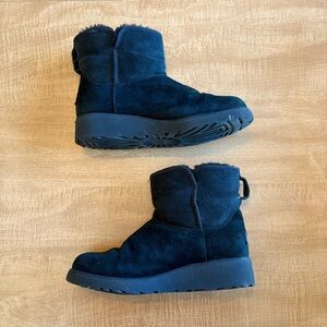 Ugg Wedge Suede Ankle Boots
